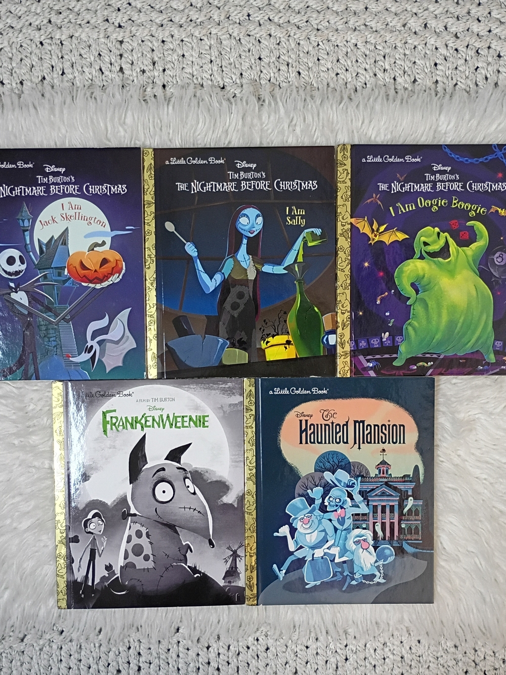 NWT Set Of 5 Little Golden Halloween Disney Hardcover Books